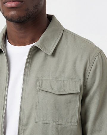 Smart Zip Up Harrington