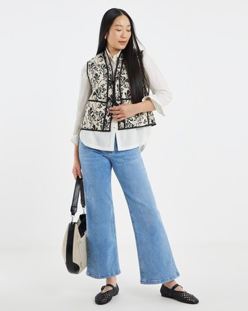 Pure Cotton Printed Quilt Gilet