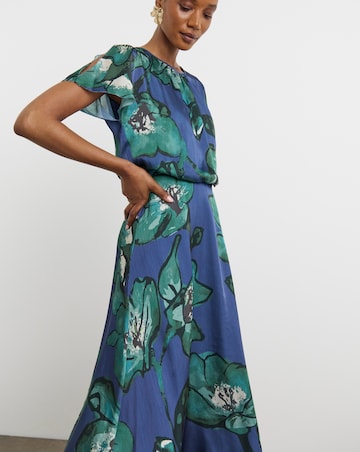 Joanna Hope Split Sleeve Maxi Dress