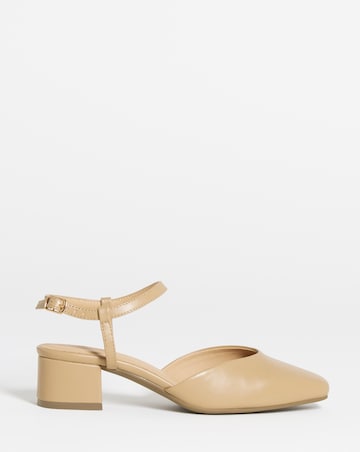 Jennifer Two Part Heeled Shoes - Wide Fit (E)