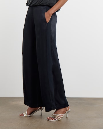 Joanna Hope Hammered Satin Wide Leg Trousers
