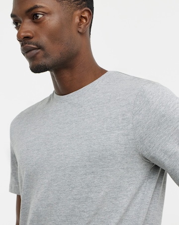 5 Pack Pure Cotton Crew Neck T-Shirts Long-Multi
