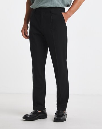 Regular Fit Pleat Front Stretch Formal Trouser