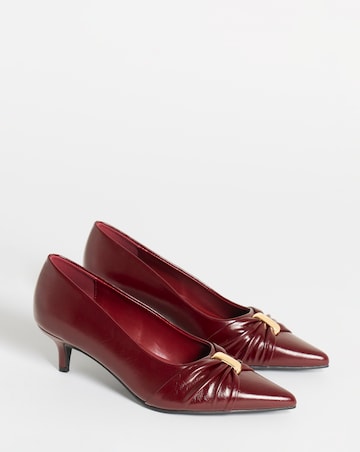 Helen Hardware Detail Court Shoes - Extra Wide Fit (EEE)