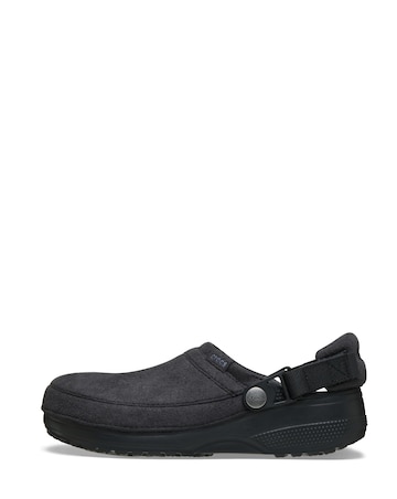 Crocs Classic Crafted Vegan Suede Clog - Black