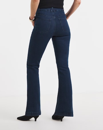 Indigo Stretch Denim Bootcut Jeans