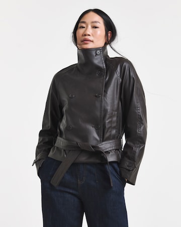 JDY Faux Leather Belt Jacket