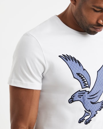 Lyle & Scott Short Sleeve Graphic Eagle T-Shirt - White