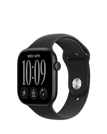Apple Watch Series 12 GPS 46mm - Black Aluminium/Black Sport Band - M/L