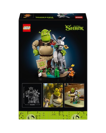 LEGO Shrek Donkey & Puss in Boots Model