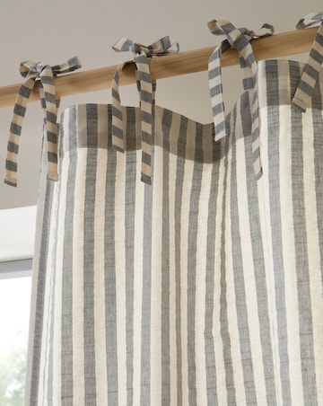Pineapple Elephant Zanzibar Yard Dyed Stripe Tie Top Panel Voile