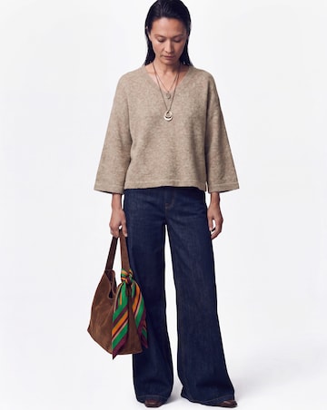 Anthology V Neck Half Sleeve Jumper