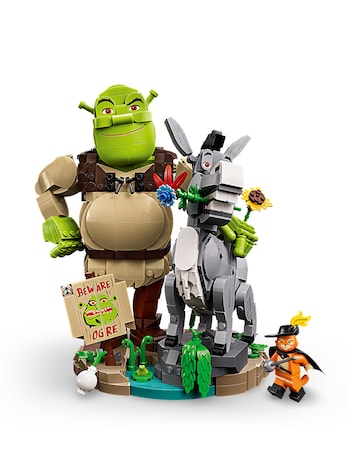 LEGO Shrek Donkey & Puss in Boots Model