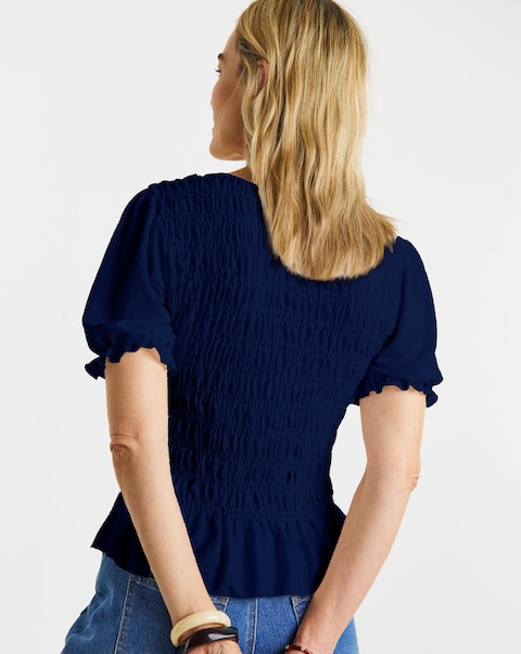 JDY Feline Life Smock Top