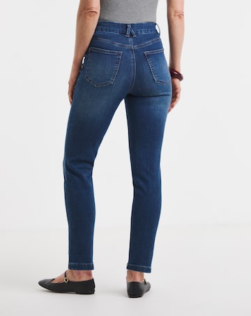 Mid Blue Superstretch Slim Jeans