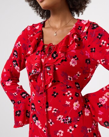Joe Browns Phoebe Long Sleeve Ruffle Maxi Dress