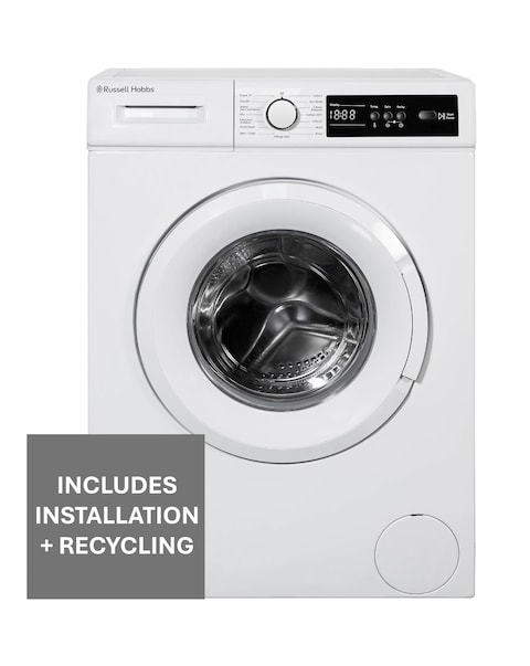 Russell Hobbs RH612W110W 6kg 1200rpm Washing Machine White + Install