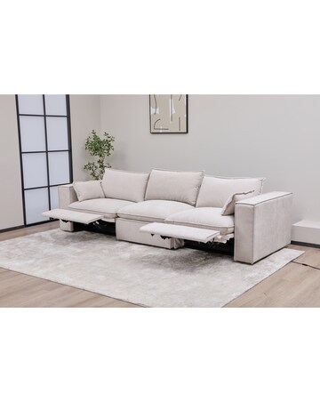 Campbell 3 Seater Power Recliner Sofa