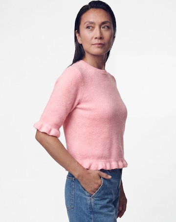 Frill Knit Short Sleeve Jumper