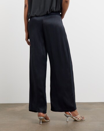 Joanna Hope Hammered Satin Wide Leg Trousers