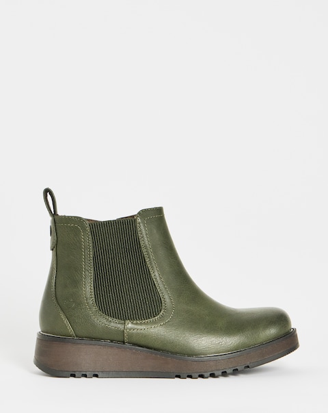 Heavenly Feet Rolo Chelsea Boot Wide E Fit