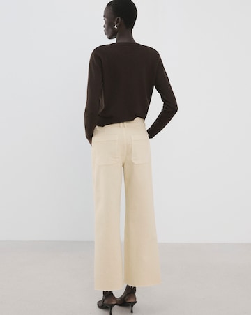 Mango Catherin Culotte High-Rise Jeans