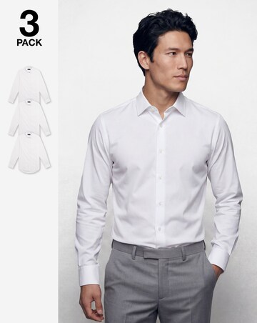 3 Pack Long Sleeve Formal Shirt Long