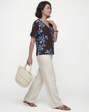 Printed Crinkle Tunic