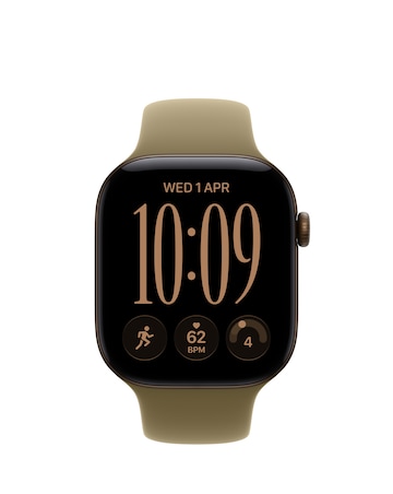 Apple Watch Series 12 GPS + Cellular 46mm - Bronze Aluminium/Olive Sport - M/L