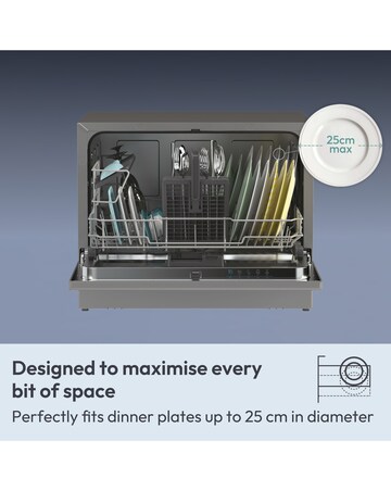 Candy Rapido Table Top Dishwasher- Graphite + Installation