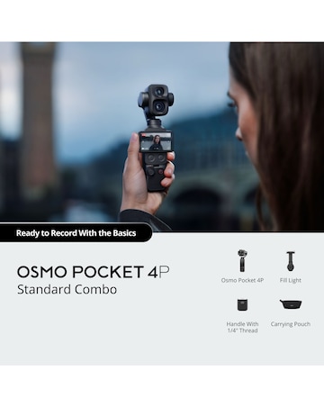 DJI Osmo Pocket 4P Handheld Gimbal Camera (Standard Combo)