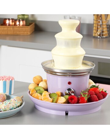 G&P Choc Fountain With Trays Sorbet- Purple