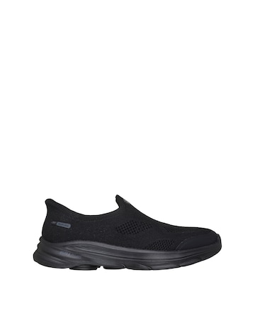 Skechers Black Slip In Go Walk 8 Nova Trainers - Wide Fit (E)