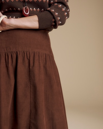 Julipa Cord Midi Skirt