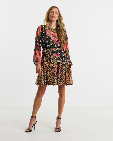 Georgette Godet Dress