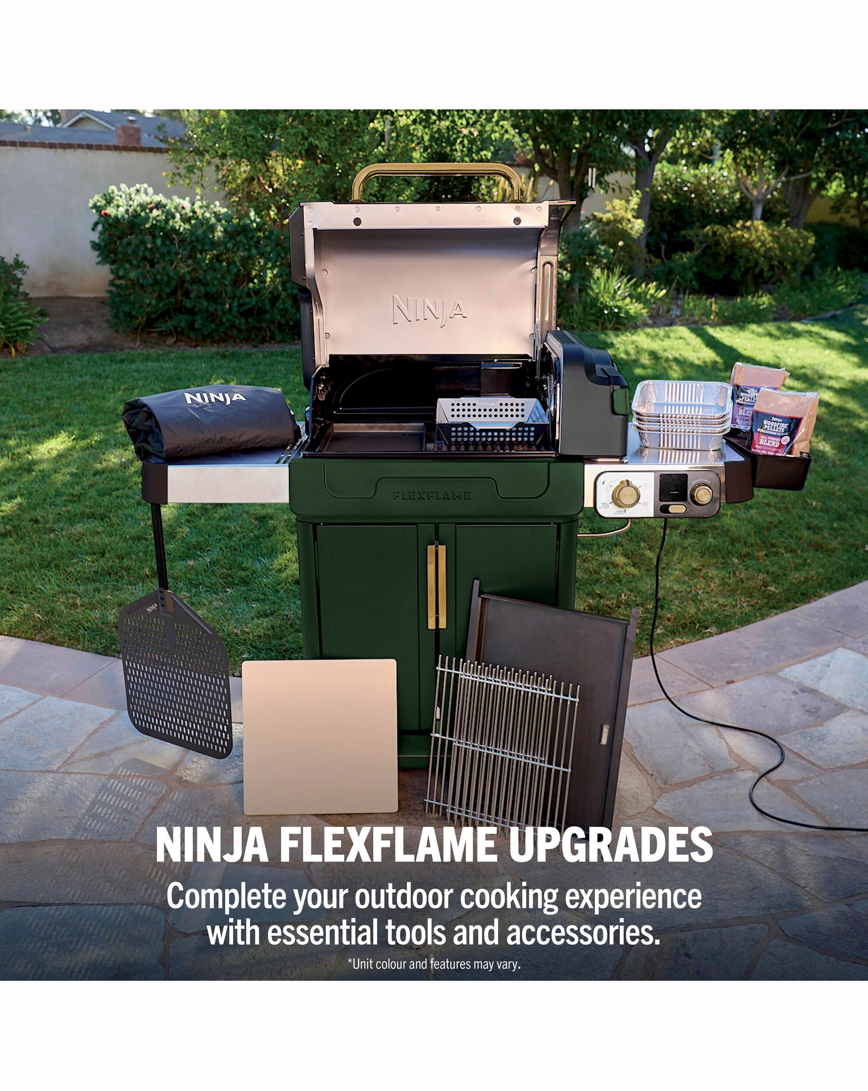 Ninja FlexFlame Outdoor Cooking System PG301UK Green | JD Williams