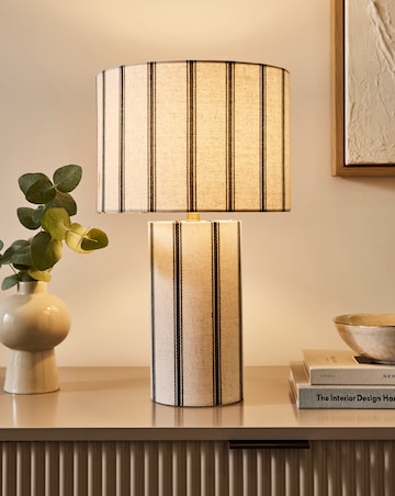 Celia Stripe Table Lamp