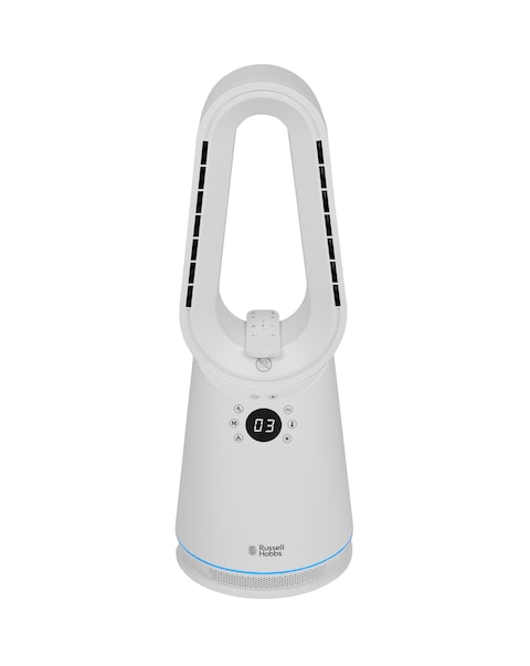 RH Bladeless Fan & Heater - White