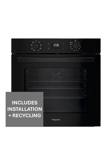 Hotpoint Class 2 HO455HBUK Built-In Electric Single Oven Steam Clean Install