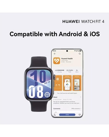 Huawei Watch Fit 4 Aluminium Alloy - Black