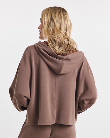 Sculpt Activewear Oversized Modal Zip Hoodie