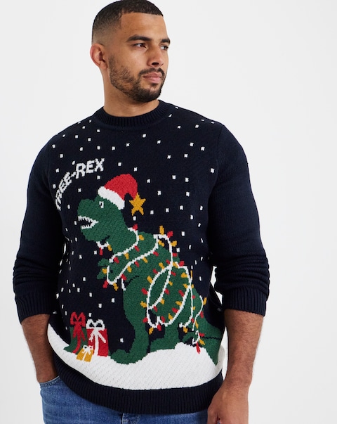 Tree-rex Christmas Jumper