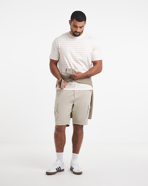 Cotton Stretch Cargo Short