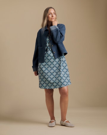 Julipa Petite Cotton Jersey Pocket Shift Dress