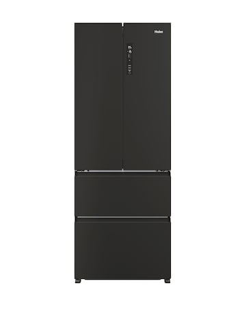 Haier HFR5719ENPB 70 FD Plain Door Refrigerator Black + Install