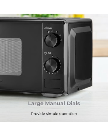 Tower 20L 800W Microwave Black