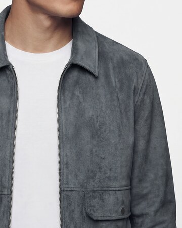 Faux Suede Bomber