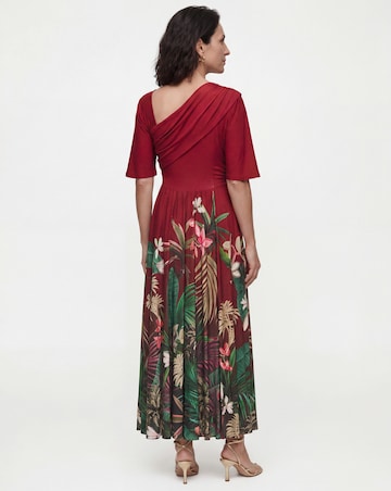 Joanna Hope Pleated Jersey Dress