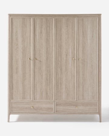 Charlotte 4 Door Wardrobe