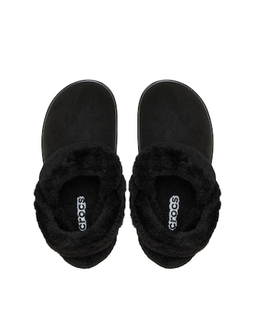 Crocs Black Classic Unfurgettable Vegan Suede Clog - Standard Fit
